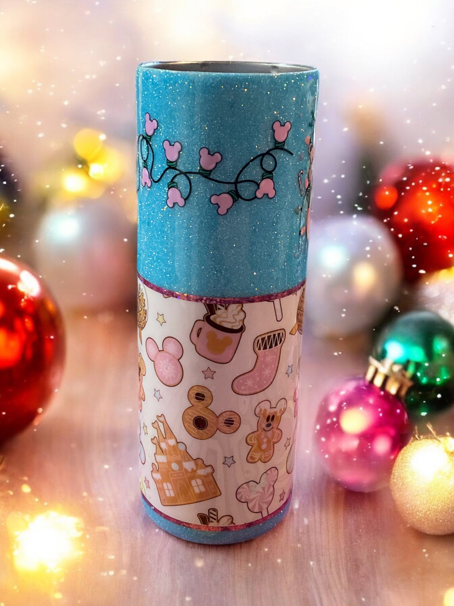 Blue Christmas 20oz tumbler