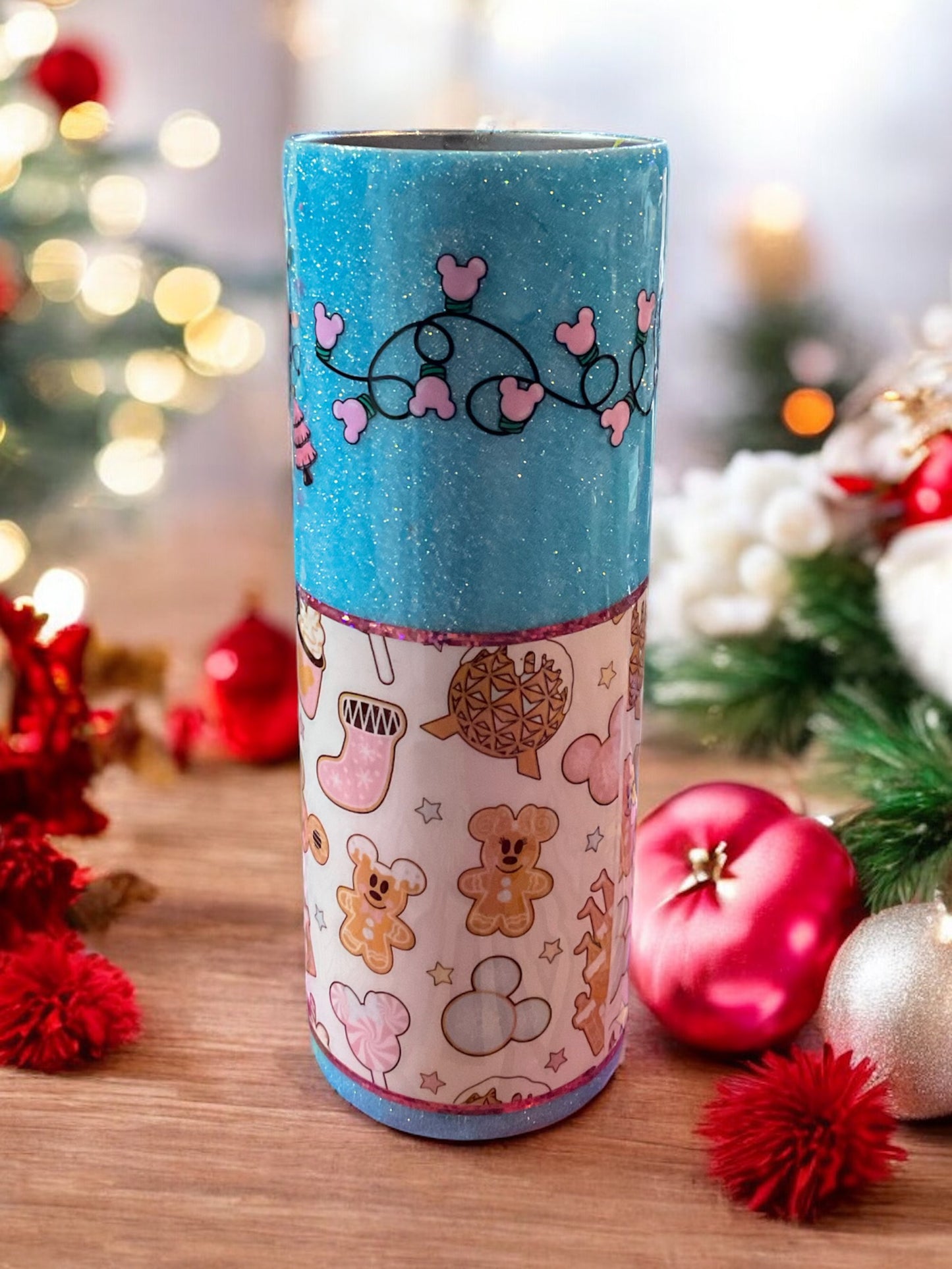 Blue Christmas 20oz tumbler